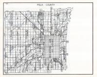 Polk County Map, Iowa State Atlas 1930c
